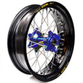 Rueda completa Haan Wheels aro negro 17-4,50 buje azul 1 46108/3/5 HAAN WHEELS 1 46108/3/5