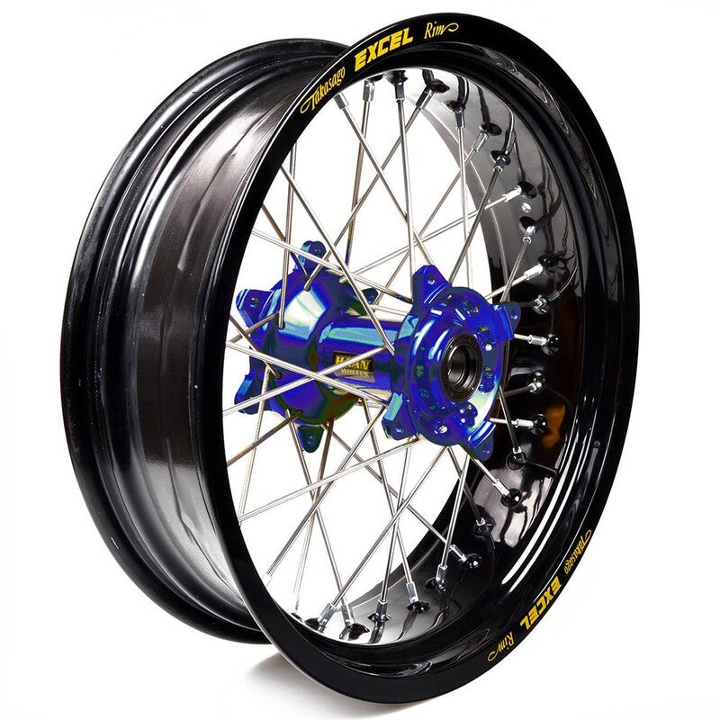 Rueda completa Haan Wheels aro negro 17-5,00 buje azul 1 46109/3/5 HAAN WHEELS 1 46109/3/5