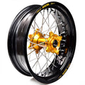 Rueda completa Haan Wheels aro negro 17-5,50 buje oro 1 46110/3/2 HAAN WHEELS 1 46110/3/2
