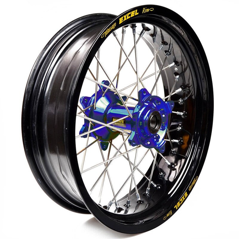 Rueda completa Haan Wheels aro negro 17-5,50 buje azul 1 46110/3/5 HAAN WHEELS 1 46110/3/5