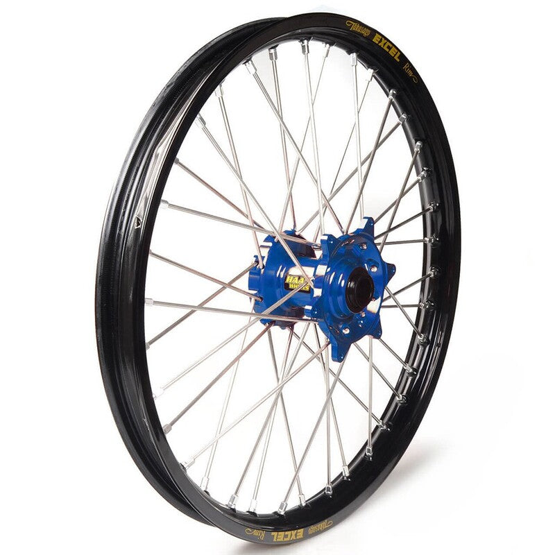 Rueda completa Haan Wheels aro negro 17-2,50 buje azul 1 53049/3/5 HAAN WHEELS 1 53049/3/5