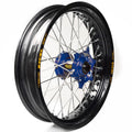 Rueda completa Haan Wheels aro negro 16-3,50 buje azul 1 55150/3/5 HAAN WHEELS 1 55150/3/5