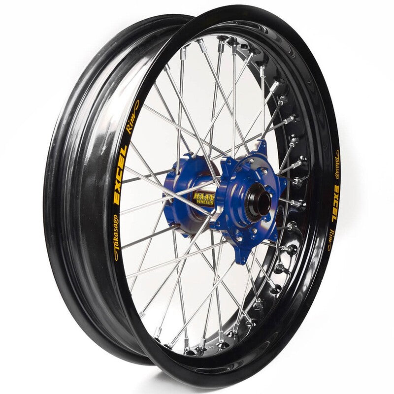 Rueda completa Haan Wheels aro negro 16-3,50 buje azul 1 55150/3/5 HAAN WHEELS 1 55150/3/5