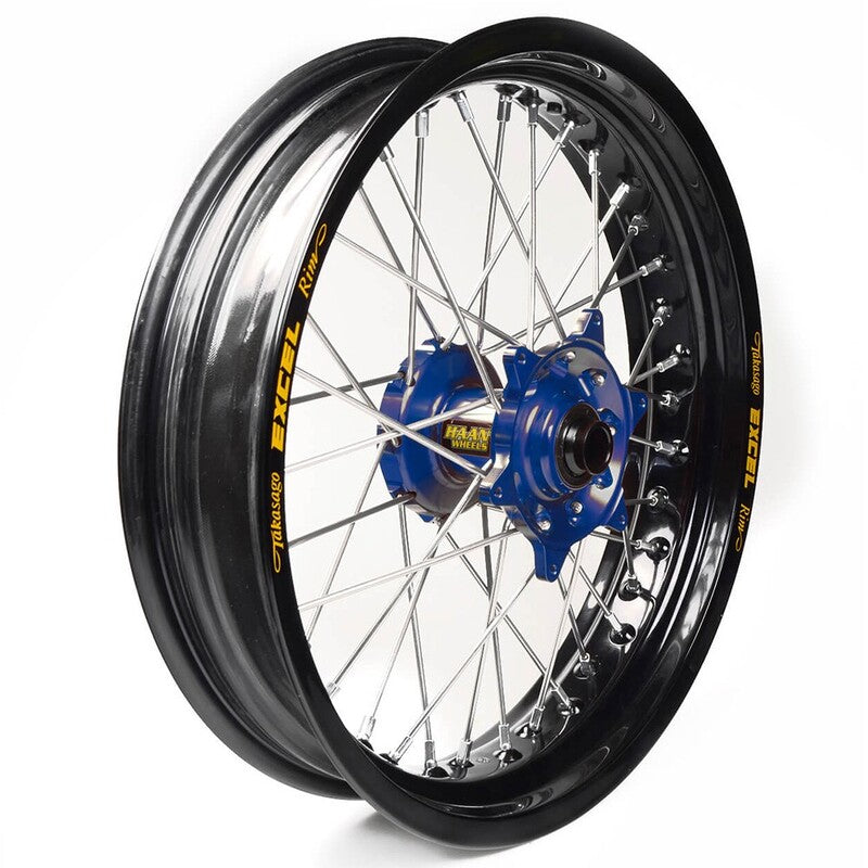 Rueda completa Haan Wheels aro negro 16,5-3,50 buje azul 1 55155/3/5 HAAN WHEELS 1 55155/3/5