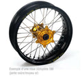 Rueda completa Haan Wheels aro negro 17-4,25 buje oro 1 56207/3/2 HAAN WHEELS 156207/3/2