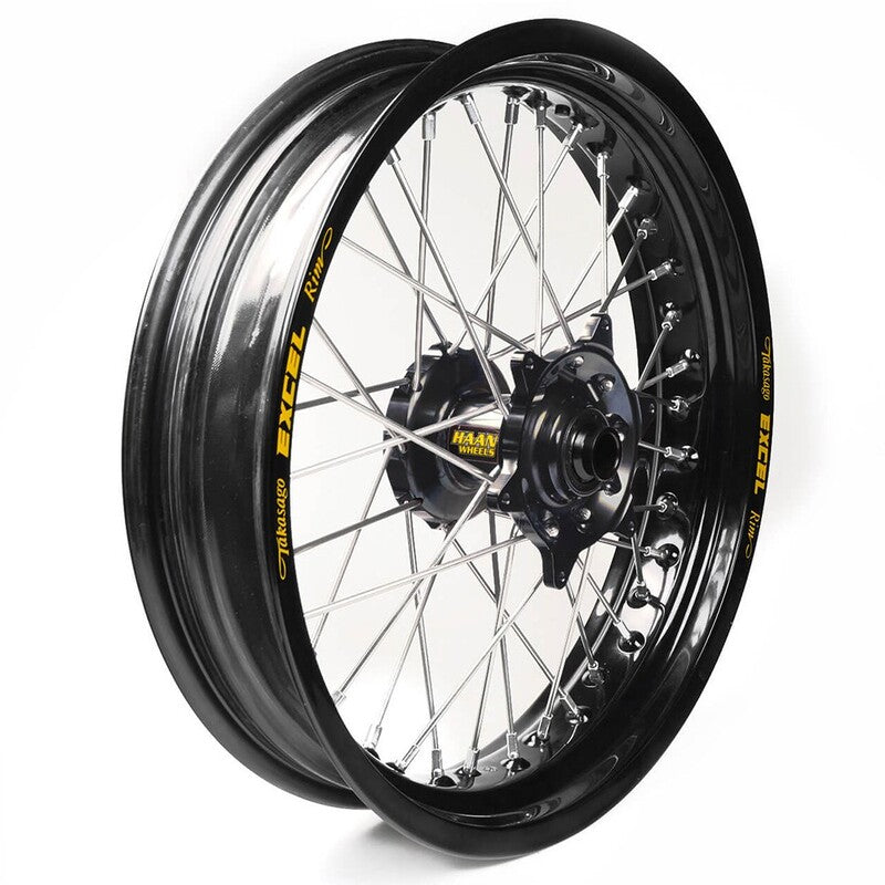 Rueda completa Haan Wheels aro negro 16-3,50 buje negro 1 65150/3/3 HAAN WHEELS 1 65150/3/3