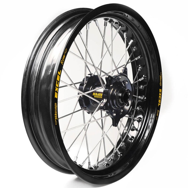 Rueda completa Haan Wheels aro negro 16-3,50 buje negro 1 65250/3/3 HAAN WHEELS 1 65250/3/3