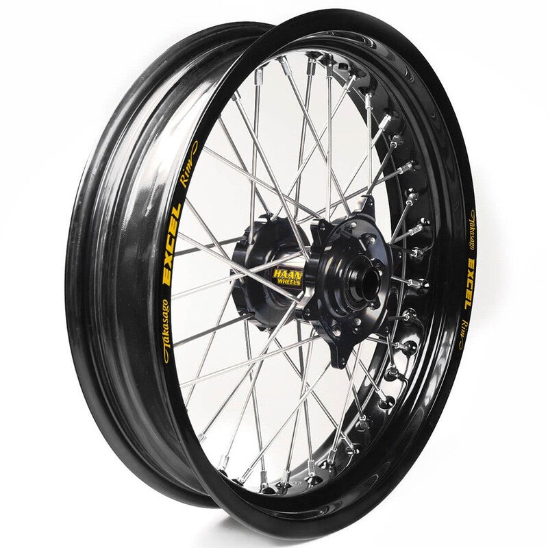 Rueda completa Haan Wheels aro negro 16,5-3,50 buje negro 1 65255/3/3 HAAN WHEELS 1 65255/3/3