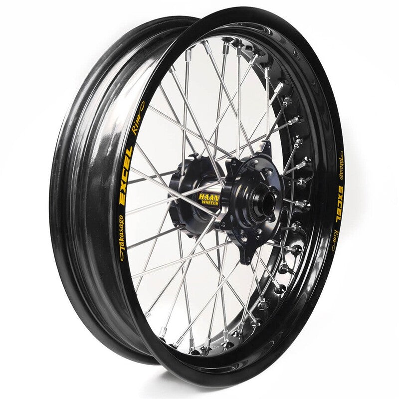 Rueda completa Haan Wheels aro negro 16-3,50 buje negro 1 75050/3/3 HAAN WHEELS 1 75050/3/3
