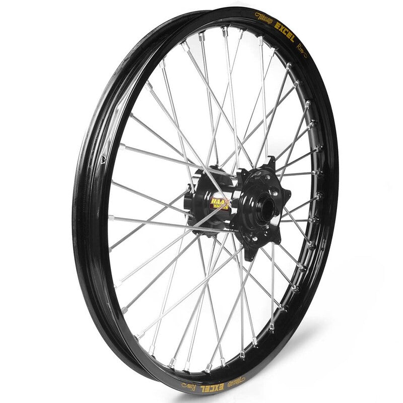 Rueda completa Haan Wheels aro negro 21-160 buje negro 1 85019/3/3 HAAN WHEELS 1 85019/3/3
