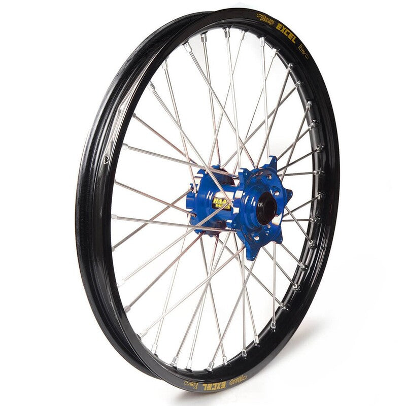Rueda completa Haan Wheels aro negro 21-160 buje azul 1 85019/3/5 HAAN WHEELS 1 85019/3/5