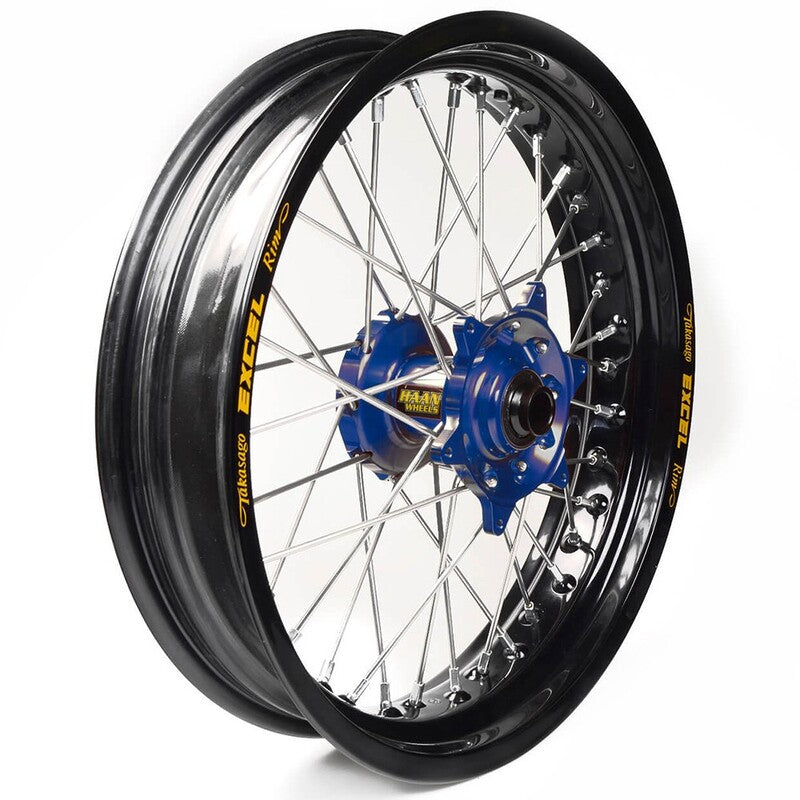 Rueda completa Haan Wheels aro negro 16-3,50 buje azul 1 85050/3/5 HAAN WHEELS 1 85050/3/5