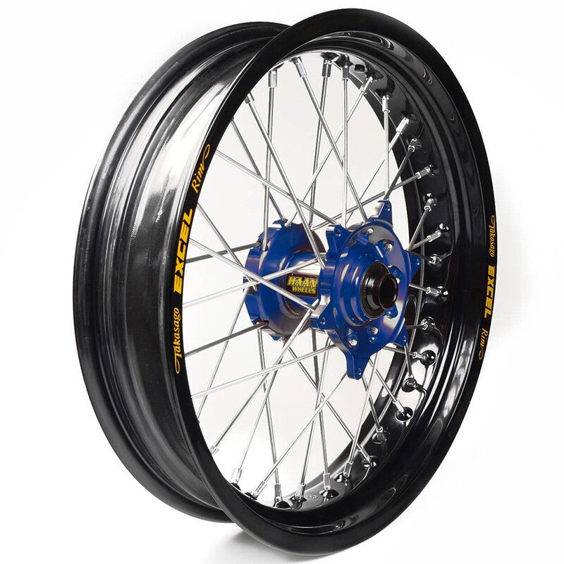 Rueda completa Haan Wheels aro negro 16,5-3,50 buje azul 1 85055/3/5 HAAN WHEELS 1 85055/3/5