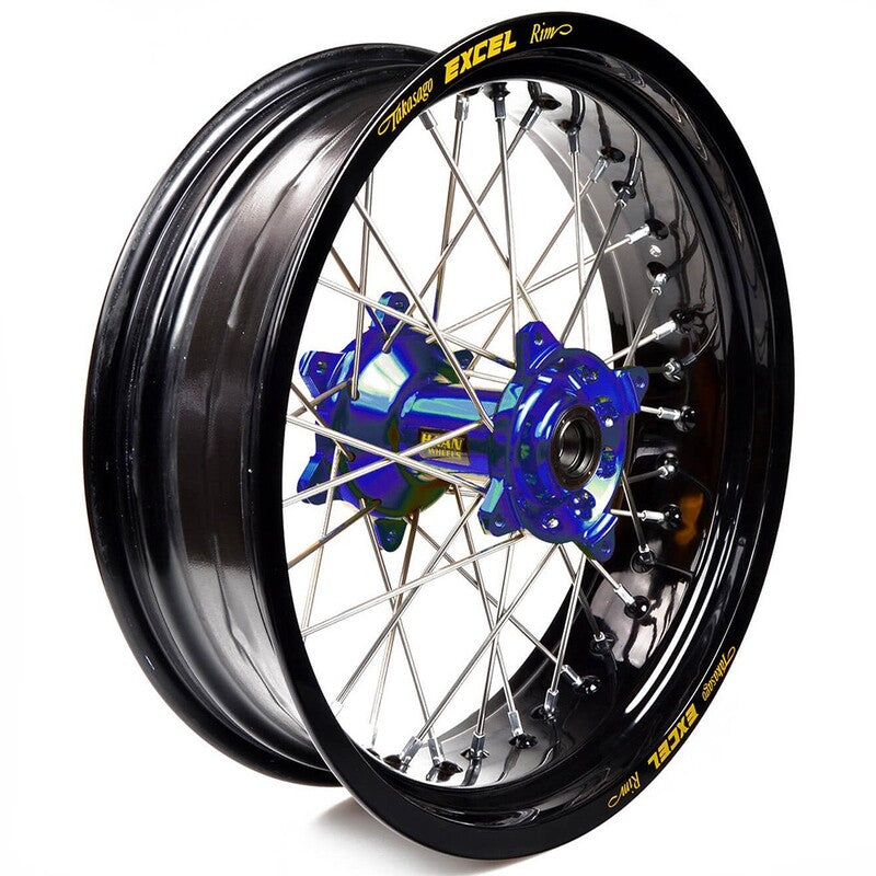 Rueda completa Haan Wheels aro negro 17-4,25 buje azul 1 86007/3/5 HAAN WHEELS 1 86007/3/5