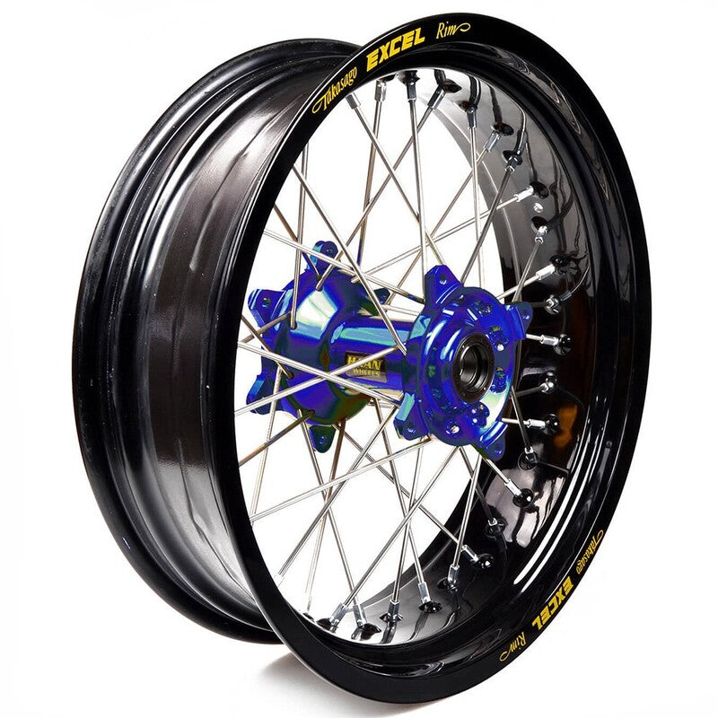 Rueda completa Haan Wheels aro negro 17-4,50 buje azul 1 86008/3/5 HAAN WHEELS 1 86008/3/5