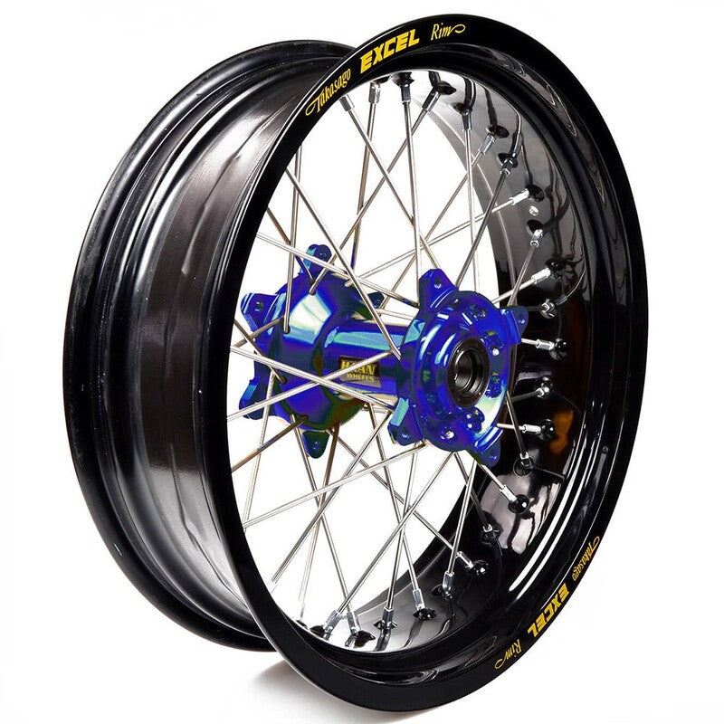 Rueda completa Haan Wheels aro negro 17-5,50 buje azul 1 86010/3/5 HAAN WHEELS 1 86010/3/5