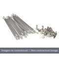 Juego de radios plata para llanta 17 para buje OEM 25 5404 HAAN WHEELS 25 5404