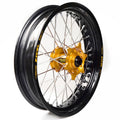 Rueda completa Haan Wheels aro negro 16-3,50 buje oro 1 105050/3/2 HAAN WHEELS 1 105050/3/2