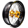 Rueda completa Haan Wheels aro negro 17-4,50 buje oro 1 106008/3/2 HAAN WHEELS 1 106008/3/2