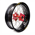 Rueda completa Haan Wheels aro negro 17-4,50 buje rojo 1 116008/3/6 HAAN WHEELS 1 116008/3/6