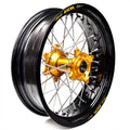 Rueda completa Haan Wheels aro negro 17-5,00 buje oro 1 116009/3/2 HAAN WHEELS 1 116009/3/2