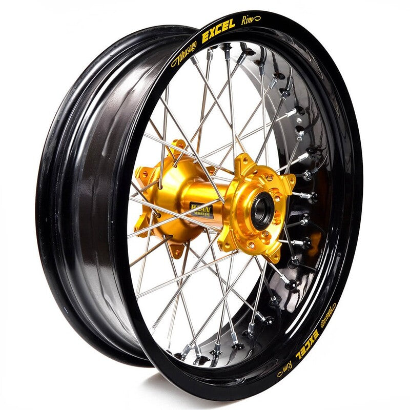 Rueda completa Haan Wheels aro negro 17-5,00 buje oro 1 116009/3/2 HAAN WHEELS 1 116009/3/2