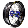 Rueda completa Haan Wheels aro negro 17-4,25 buje azul 11 46107/3/5 HAAN WHEELS 11 46107/3/5