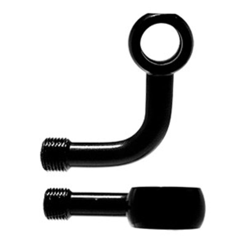 Banjo 90° lateral largo M10 Venhill negro VENHILL 3/60193/BK