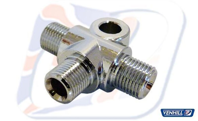 Conector T macho Venhill sujeción M6 VENHILL 776/3