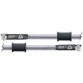 Latiguillo metálico transparente Venhill 125mm tuercas cromadas VENHILL 3H0125-CL