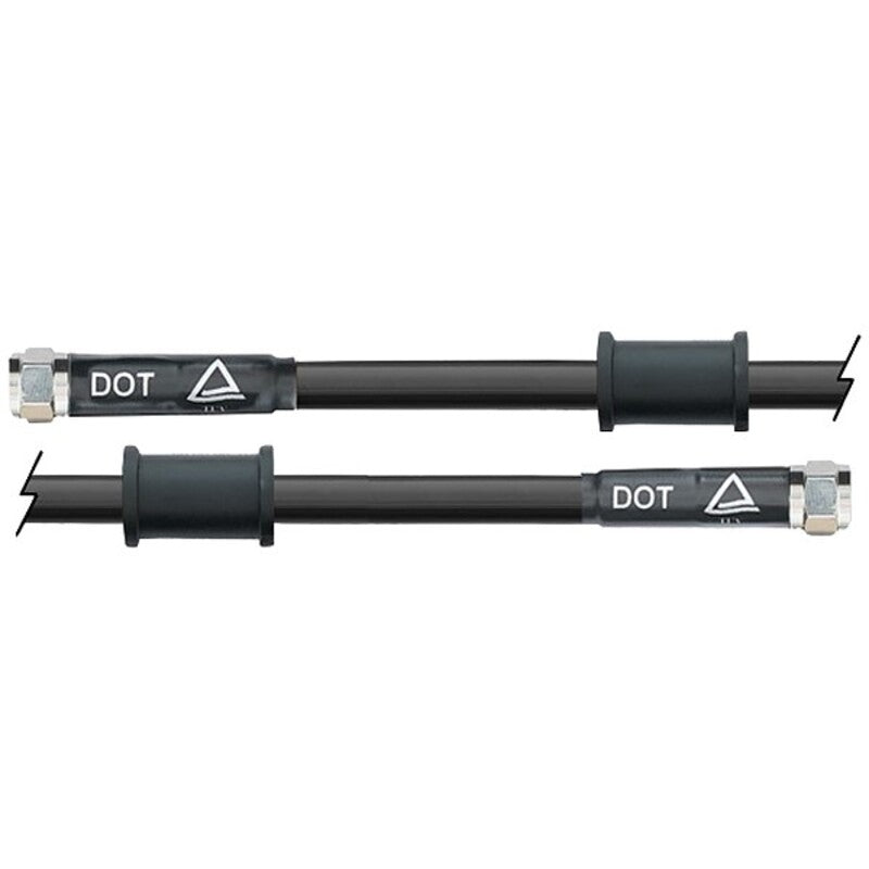 Latiguillo metálico negro Venhill 1750mm tuercas cromadas VENHILL 3H1750-BK