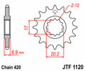 Piñón JT SPROCKETS acero estándar 1120 - Paso 420 JT SPROCKETS JTF1120.11