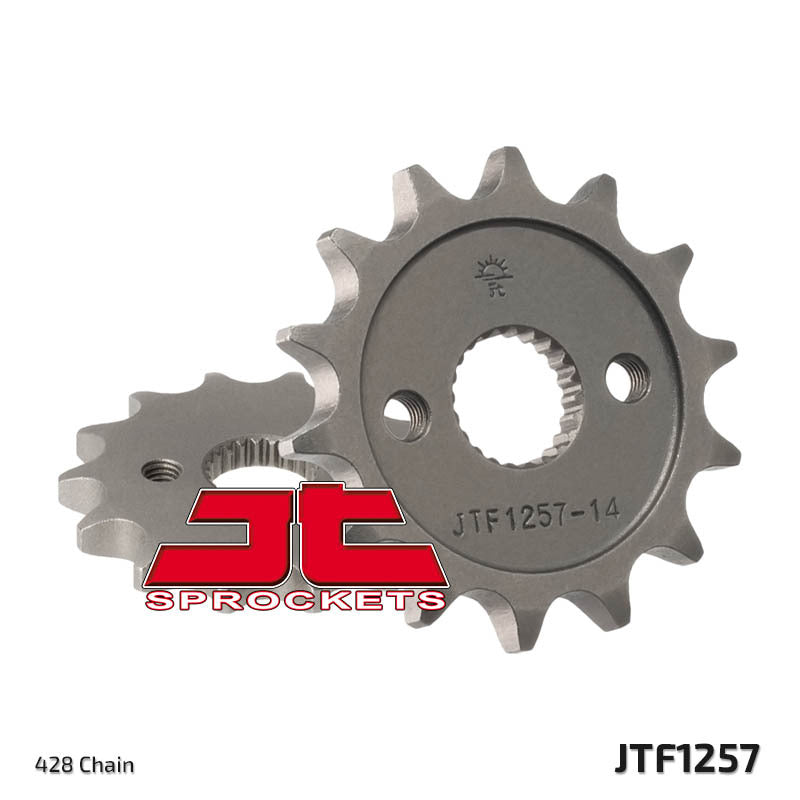 Piñón JT SPROCKETS acero estándar 1257 - Paso 428 JT SPROCKETS JTF1257.15