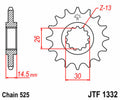 Piñón JT SPROCKETS acero estándar 1332 - Paso 525 JT SPROCKETS JTF1332.17