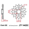 Piñon JT 1442SC autolimpiable de acero con 14 dientes JT SPROCKETS JTF1442.14SC