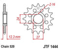 Piñón JT 1444 de acero con 16 dientes JT SPROCKETS JTF1444.16