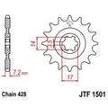Piñon JT 1501 de acero con 13 dientes JT SPROCKETS JTF1501.13
