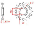 Piñón JT 1537 de acero con 14 dientes JT SPROCKETS JTF1537.14