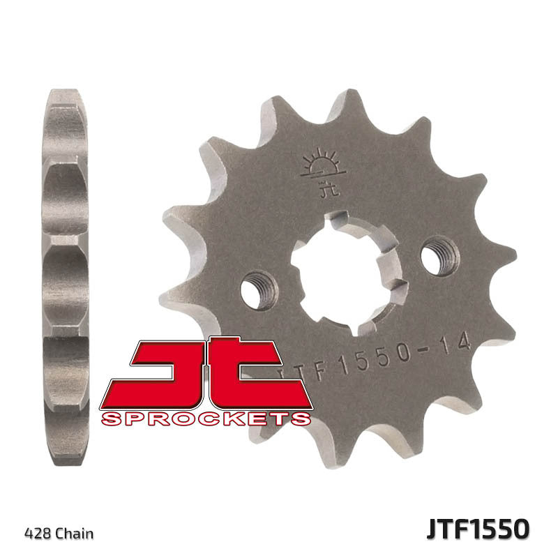 Piñón JT SPROCKETS acero estándar 1550 - Paso 428 JT SPROCKETS JTF1550.14
