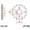 Piñón JT 259 de acero con 13 dientes JT SPROCKETS JTF259.13
