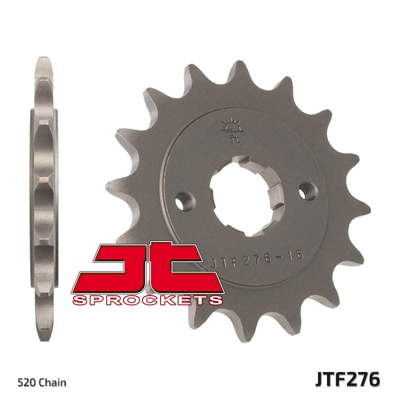 Piñón JT SPROCKETS acero estándar 276 - Paso 520 JT SPROCKETS JTF276.16