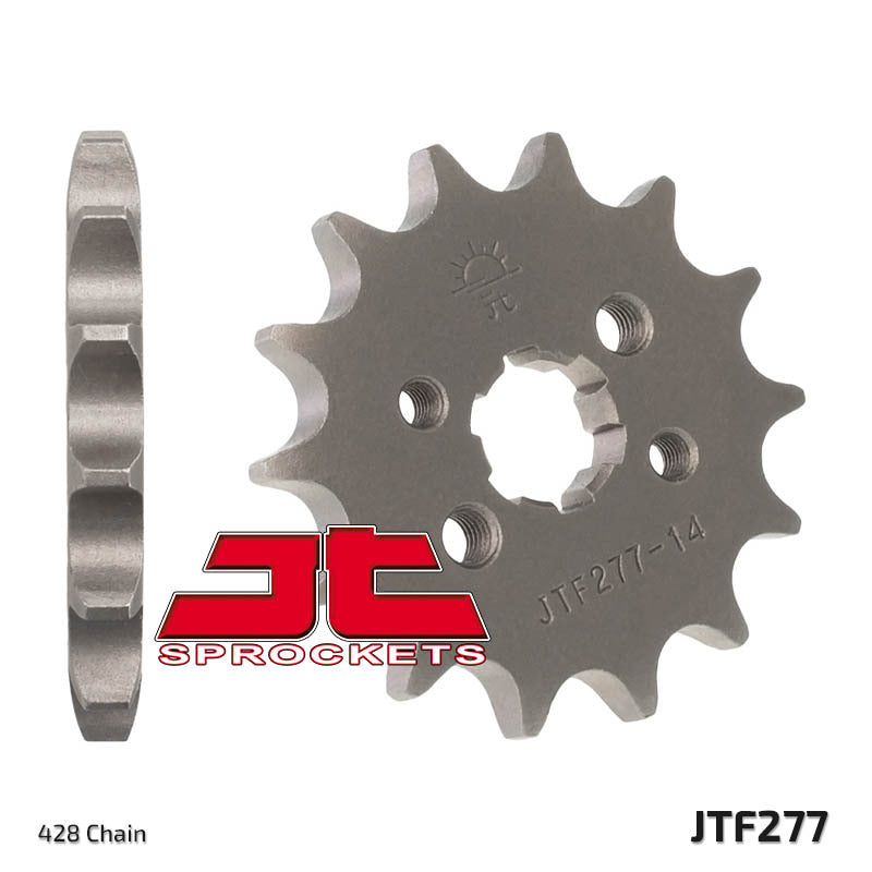 Piñón JT SPROCKETS acero estándar 277 - Paso 428 JT SPROCKETS JTF277.13