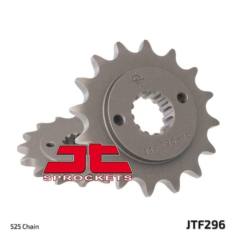 Piñon JT 296 de acero con 16 dientes JT SPROCKETS JTF296.16