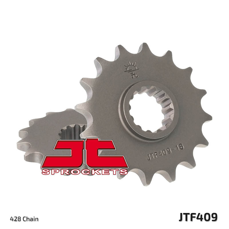 Piñón JT SPROCKETS acero estándar 409 - Paso 428 JT SPROCKETS JTF409.16