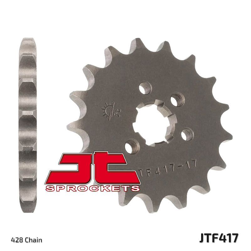 Piñón JT SPROCKETS acero estándar 417 - Paso 428 JT SPROCKETS JTF417.16