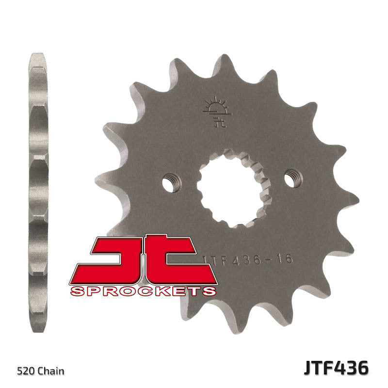 Piñón JT SPROCKETS acero estándar 436 - Paso 520 JT SPROCKETS JTF436.14