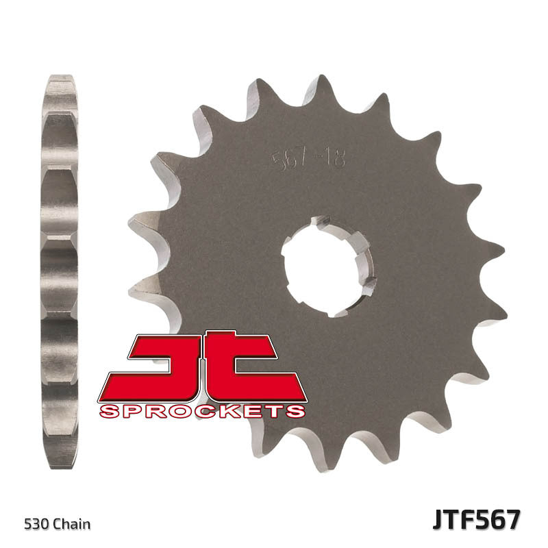 Piñon JT 567 de acero con 16 dientes JT SPROCKETS JTF567.16