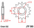 Piñón JT SPROCKETS acero estándar 585 - Paso 532 JT SPROCKETS JTF585.17