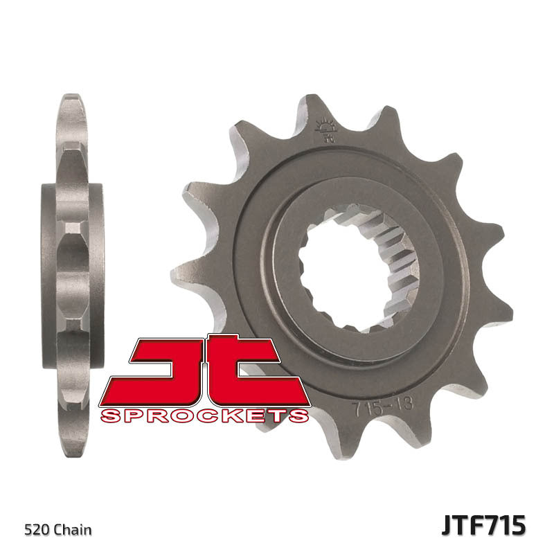 Piñón JT SPROCKETS acero estándar 715 - Paso 520 JT SPROCKETS JTF715.12