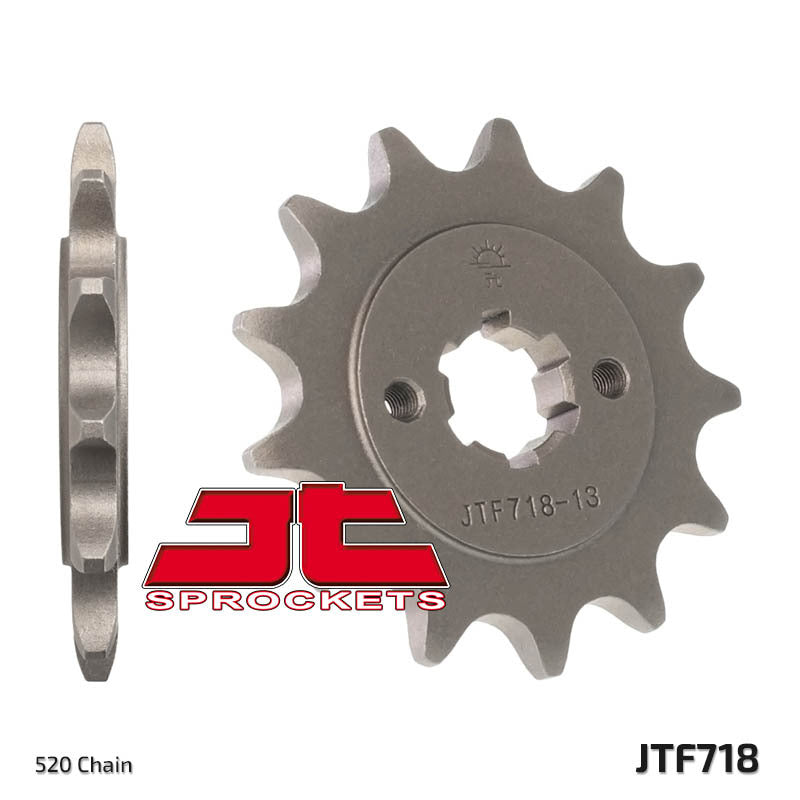 Piñón JT SPROCKETS acero estándar 718 - Paso 520 JT SPROCKETS JTF718.12